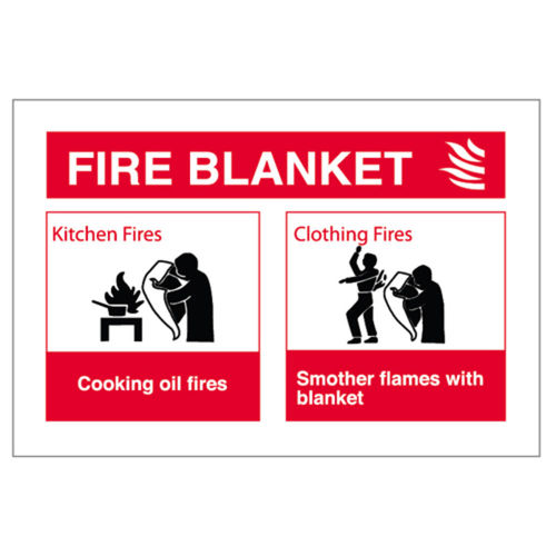Fire Blanket ID Sign (50079V)